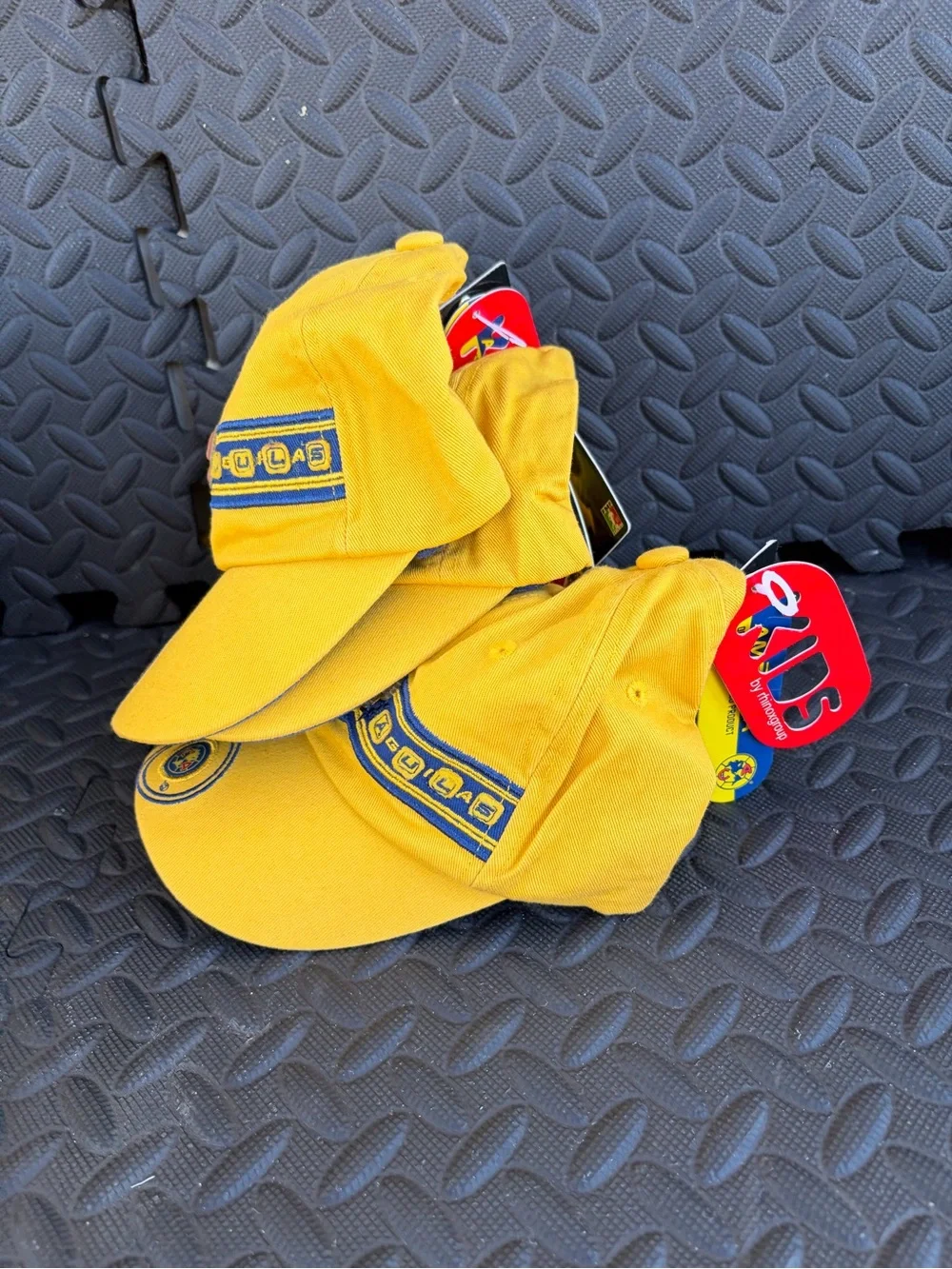 América  Aguilas Yellow Cotton Baseball Cap with Team Crest Unixes